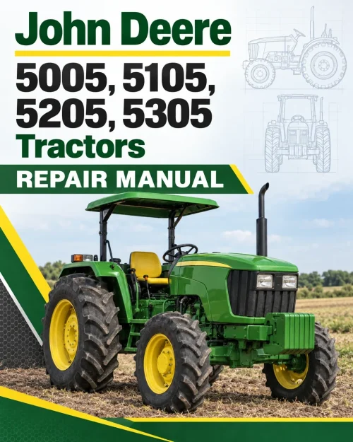 John Deere 5005, 5105, 5205, 5305 Tractors Repair Manual