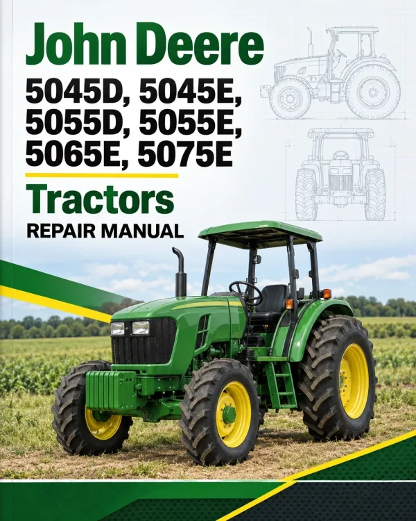 John Deere 5045D, 5045E, 5055D, 5055E, 5065E, 5075E Tractors Repair Manual