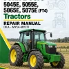 John Deere 5045E, 5055E, 5065E, 5075E (FT4) Tractors Repair Manual (N.A - MY14-MY17) John Deere 5045E, 5055E, 5065E, 5075E (FT4) Tractors Repair Manual (N.A - MY14-MY17)