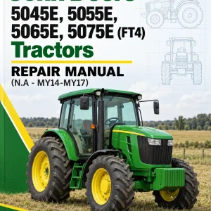 John Deere 5045E, 5055E, 5065E, 5075E (FT4) Tractors Repair Manual (N.A - MY14-MY17)