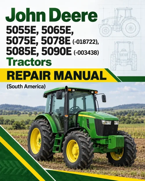 John Deere 5055E, 5065E, 5075E, 5078E (-018722), 5085E, 5090E (-003438) Tractors Repair Manual (South America) John Deere 5055E, 5065E, 5075E, 5078E (-018722), 5085E, 5090E (-003438) Tractors Repair Manual (South America)