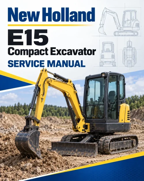 New Holland E15 Compact Excavator Service Manual