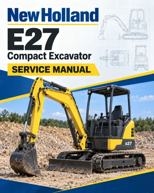 New Holland E27 Compact Excavator Service Manual