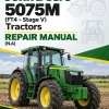 John Deere 5075M (FT4 - Stage V) Tractors Repair Manual (N.A)