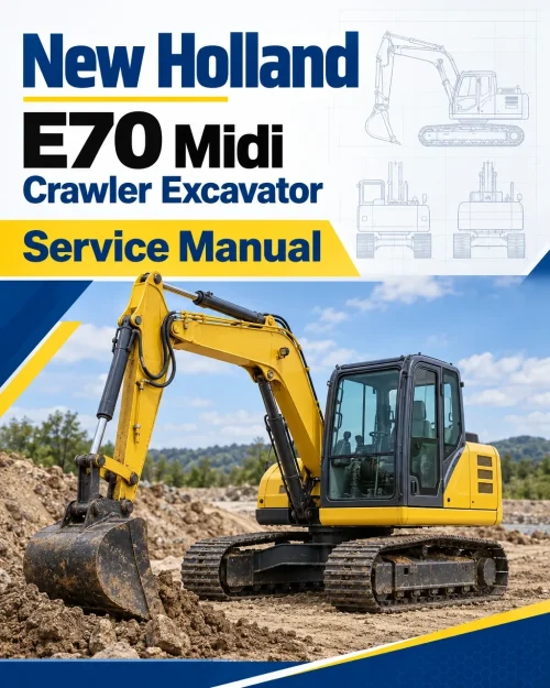 New Holland E70 Midi Crawler Excavator Service Manual