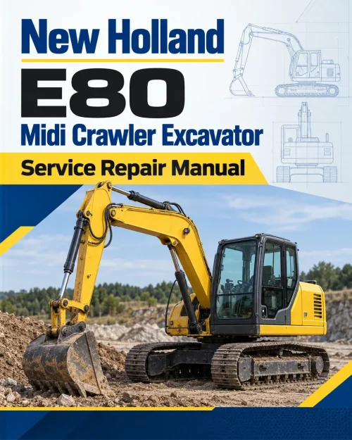 New Holland E80 Midi Crawler Excavator Service Manual New Holland E80 Midi Crawler Excavator Service Manual