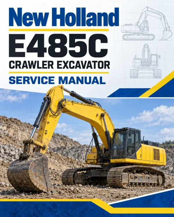 New Holland E485C Crawler Excavator Service Manual New Holland E485C Crawler Excavator Service Manual