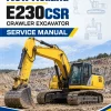New Holland E230CSR Crawler Excavator Service Manual New Holland E230CSR Crawler Excavator Service Manual