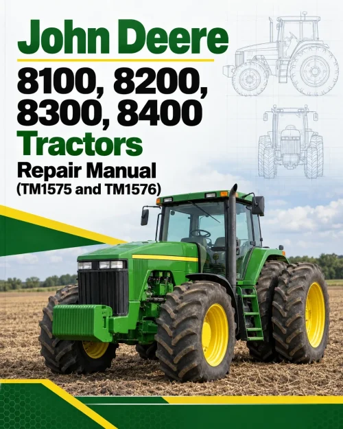 John Deere 8100, 8200, 8300, 8400 Tractors Repair Manual (TM1575 and TM1576) John Deere 8100, 8200, 8300, 8400 Tractors Repair Manual (TM1575 and TM1576)