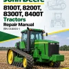 John Deere 8100T, 8200T, 8300T, 8400T Tractors Repair Manual (SN 010001-)