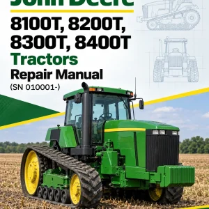 John Deere 8100T, 8200T, 8300T, 8400T Tractors Repair Manual (SN 010001-)