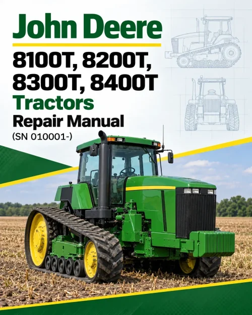 John Deere 8100T, 8200T, 8300T, 8400T Tractors Repair Manual (SN 010001-) John Deere 8100T, 8200T, 8300T, 8400T Tractors Repair Manual (SN 010001-)