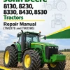 John Deere 8130, 8230, 8330, 8430, 8530 Tractors Repair Manual (TM2270 and TM2280)