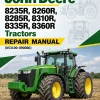 John Deere 8235R, 8260R, 8285R, 8310R, 8335R, 8360R Tractors Repair Manual (053100-090000)