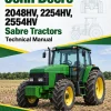 John Deere 2048HV, 2254HV, 2554HV Sabre Tractors Technical Manual John Deere 2048HV, 2254HV, 2554HV Sabre Tractors Technical Manual