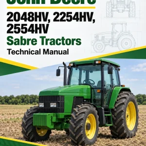 John Deere 2048HV, 2254HV, 2554HV Sabre Tractors Technical Manual