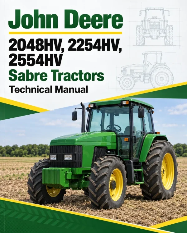 John Deere 2048HV, 2254HV, 2554HV Sabre Tractors Technical Manual John Deere 2048HV, 2254HV, 2554HV Sabre Tractors Technical Manual