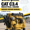 Caterpillar CAT C3.4 Industrial Engine Service Repair Manual (CJR00001 and up)