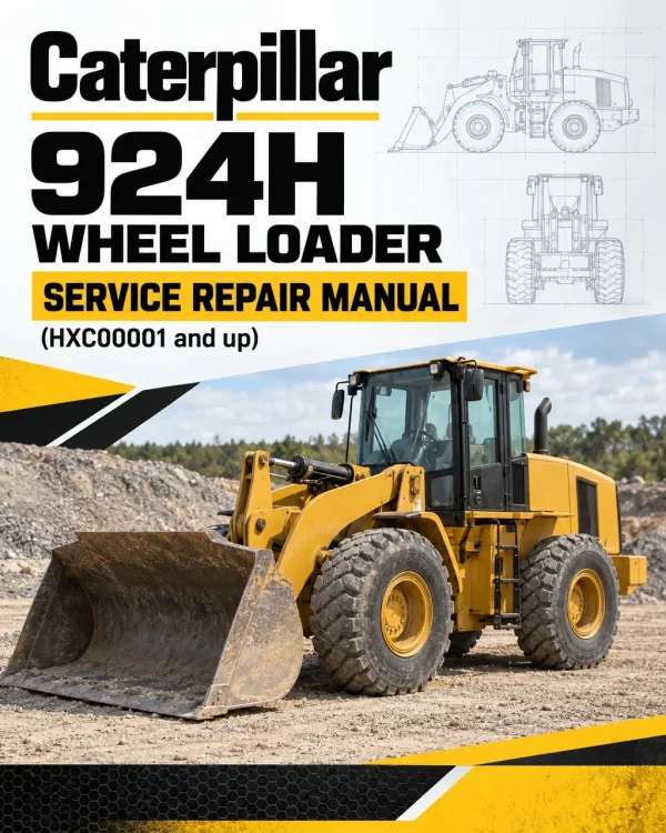 Caterpillar CAT 924H Wheel Loader Service Repair Manual (HXC00001 and up)