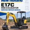 New Holland E17C Mini Excavator Service Manual New Holland E17C Mini Excavator Service Manual