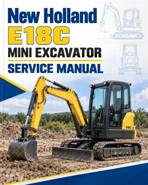 New Holland E18C Mini Excavator Service Manual