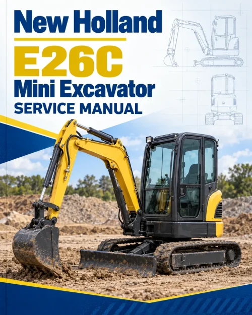 New Holland E26C Mini Excavator Service Manual New Holland E26C Mini Excavator Service Manual