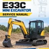 New Holland E33C Mini Excavator Service Manual