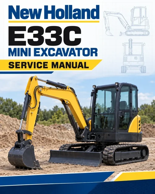 New Holland E33C Mini Excavator Service Manual