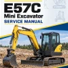 New Holland E57C Mini Excavator Service Manual