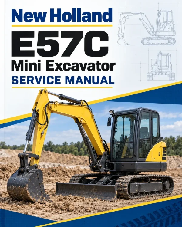 New Holland E57C Mini Excavator Service Manual
