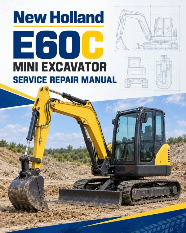 New Holland E60C Mini Excavator Service Manual New Holland E60C Mini Excavator Service Manual