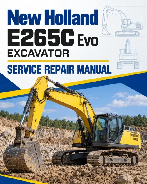 New Holland E265C Evo Excavator Service Manual New Holland E265C Evo Excavator Service Manual