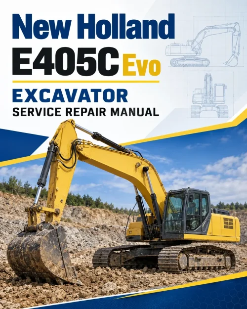 New Holland E405C Evo Excavator Service Manual New Holland E405C Evo Excavator Service Manual