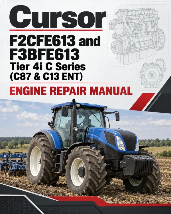 Cursor F2CFE613 and F3BFE613 Tier 4i C Series (C87 & C13 ENT) Engine Repair Manual