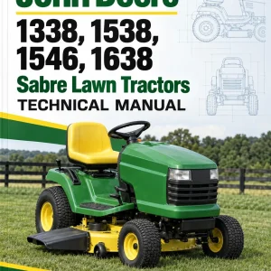 John Deere 1338, 1538, 1546, 1638 Sabre Lawn Tractors Technical Manual