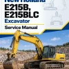 New Holland E215B, E215BLC Excavator Service Manual