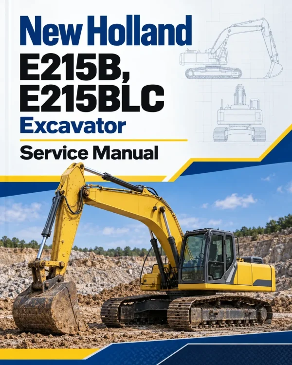 New Holland E215B, E215BLC Excavator Service Manual