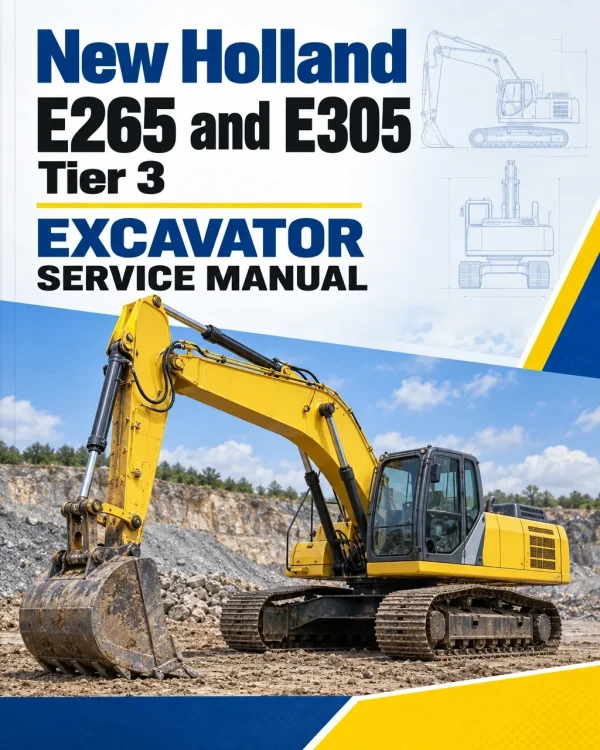 New Holland E265 and E305 Tier 3 Excavator Service Manual New Holland E265 and E305 Tier 3 Excavator Service Manual
