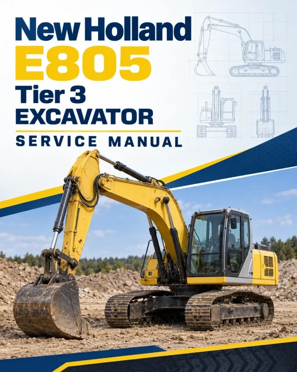 New Holland E805 Tier 3 Excavator Service Manual New Holland E805 Tier 3 Excavator Service Manual