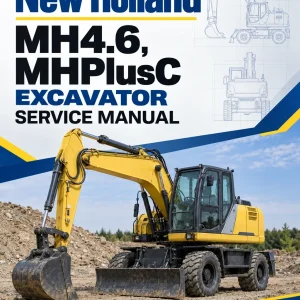New Holland MH4.6, MHPlusC Excavator Service Manual New Holland MH4.6, MHPlusC Excavator Service Manual