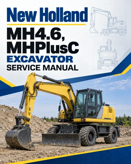 New Holland MH4.6, MHPlusC Excavator Service Manual New Holland MH4.6, MHPlusC Excavator Service Manual