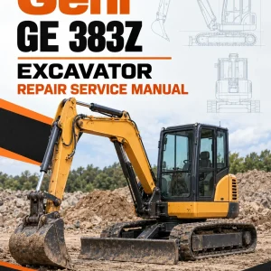 Gehl GE 383Z Excavator Repair Service Manual