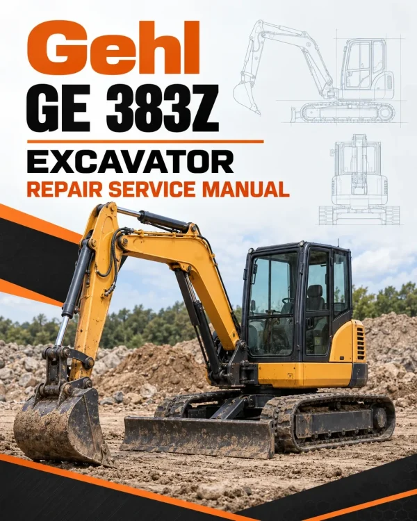 Gehl GE 383Z Excavator Repair Service Manual Gehl GE 383Z Excavator Repair Service Manual