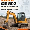 Gehl GE 802 Crawler Excavator Repair Service Manual