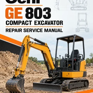 Gehl GE 803 Compact Excavator Repair Service Manual Gehl GE 803 Compact Excavator Repair Service Manual