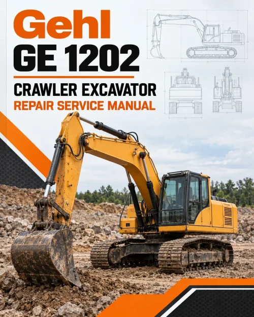 Gehl GE 1202 Crawler Excavator Repair Service Manual Gehl GE 1202 Crawler Excavator Repair Service Manual