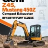 Gehl Z45, Mustang 450Z Compact Excavator Repair Service Manual