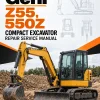 Gehl Z55, Mustang 550Z Compact Excavator Repair Service Manual