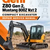 Gehl Z80 Gen 2, Mustang 800Z Nxt 2 Compact Excavator Repair Service Manual