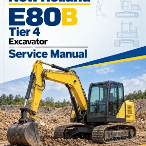 New Holland E80B Tier 4 Excavator Service Manual New Holland E80B Tier 4 Excavator Service Manual